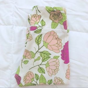 HTF Floral LuLaRoe Kids SM leggings
